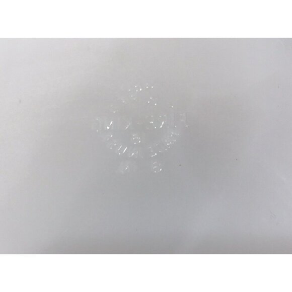 Vintage 2 X 1960s Fire King Primrose Pink & Red Flower 8" Round Casserole Baker - Picture 4 of 6